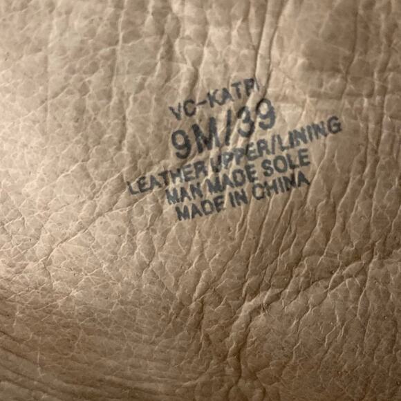 Vince Camuto Women's Katri Woven Leather Peep-Toe Booties Size 9/39 - Picture 9 of 10